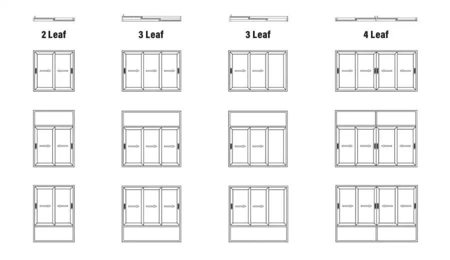 window door 110 minimalist style aluminum sliding window combinations type style 2