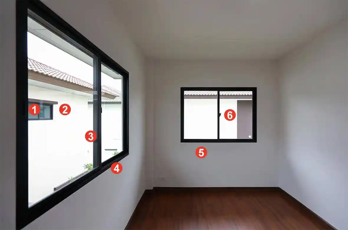 window door 112 extra narrow frame aluminum sliding window with screen product exhibit picture specs install details