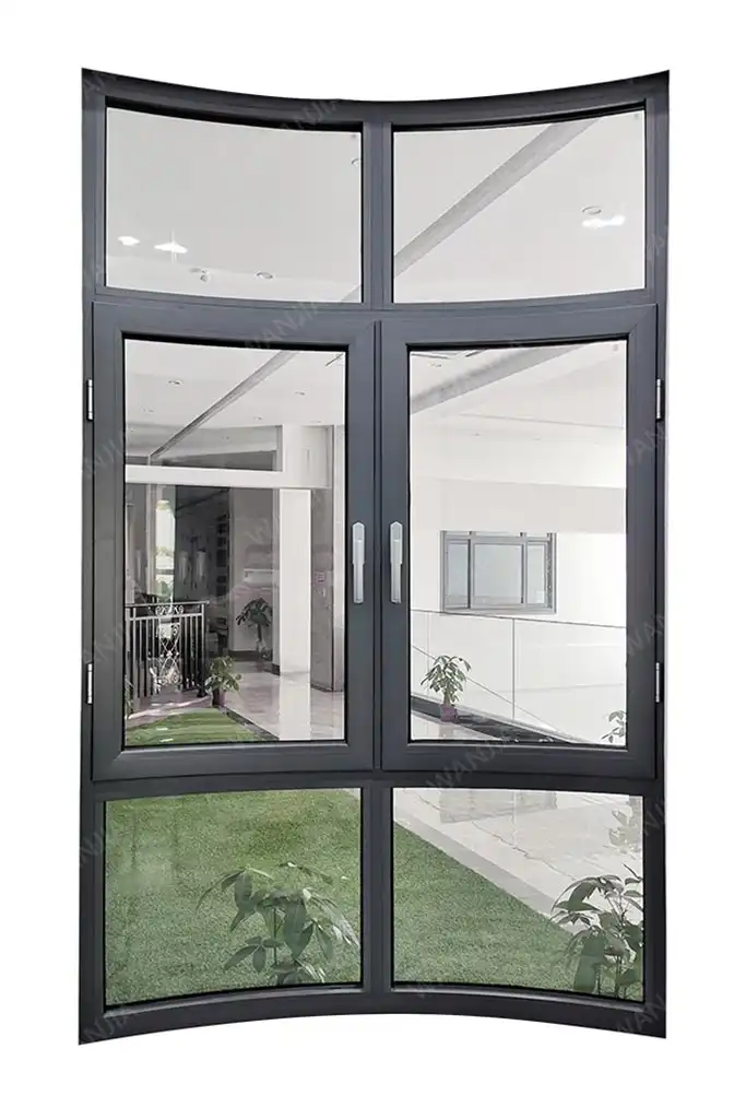 window door 60 aluminum glass curved casement window 3