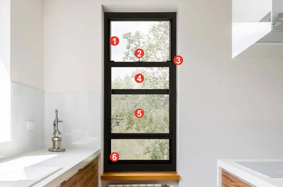 window door 83 aluminum newly single hung window product exhibit picture specs install details