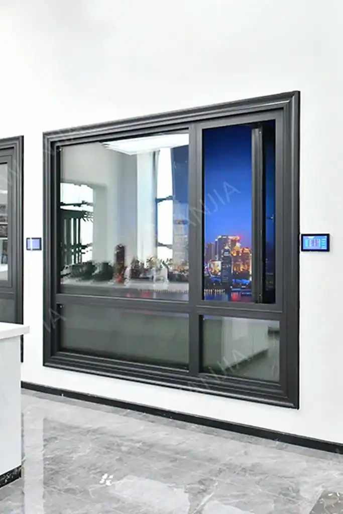 window door K80 modern panoramic glass aluminum casement window 2