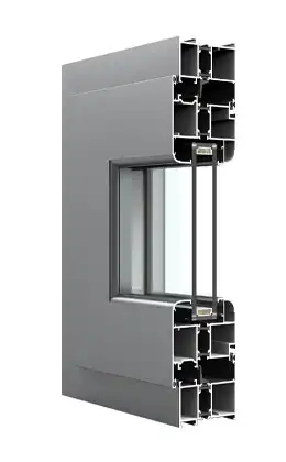 WANJIA window door 70 thermal break tilt turn window detail material profile structure design