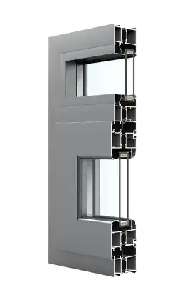 WANJIA window door 70 tilt turn blinds window detail material profile structure design