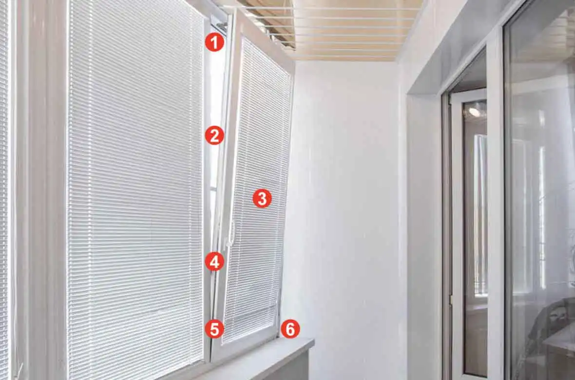 WANJIA window door 70 tilt turn blinds window product exhibit picture specs install details